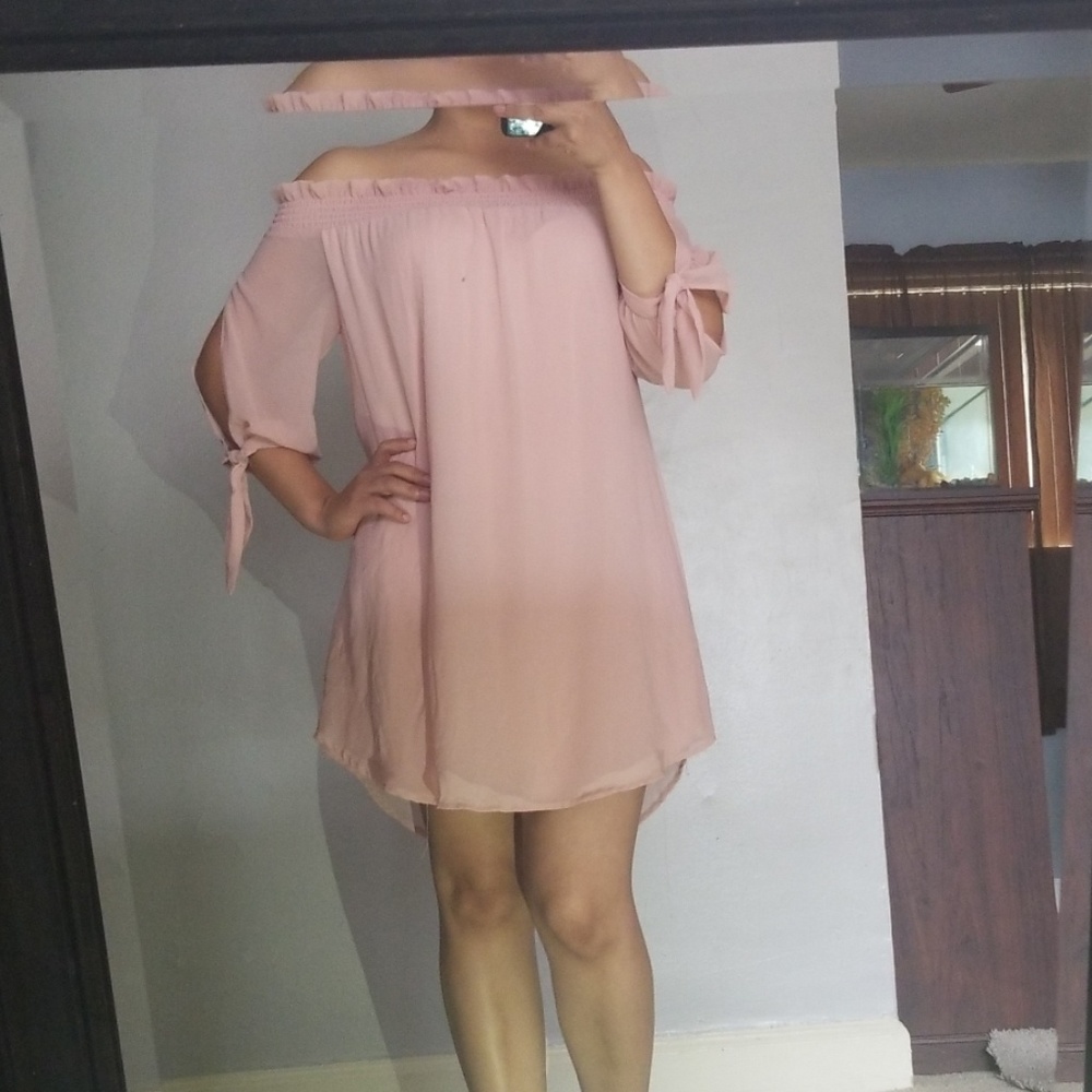 Dress off shoulder